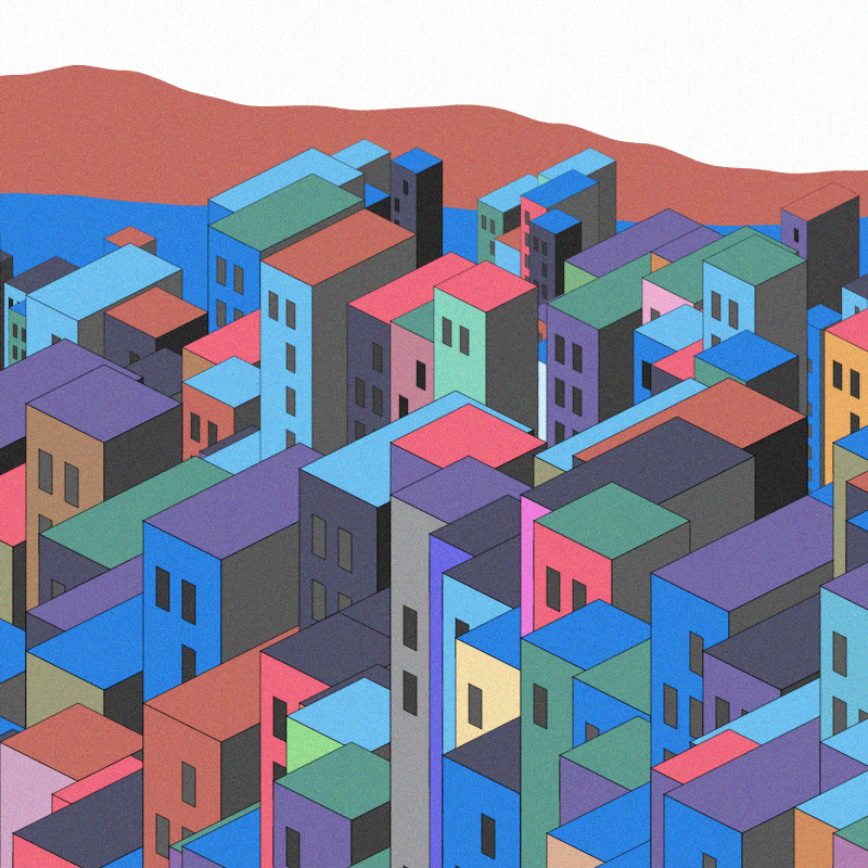 Coloured City #10 static token preview