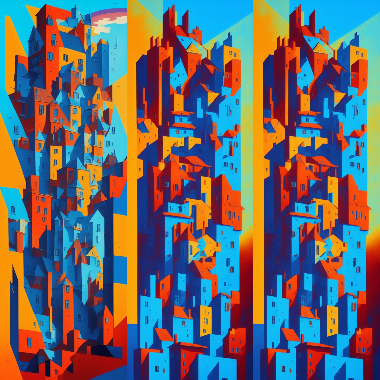 Cubism Buildings #2 static token preview