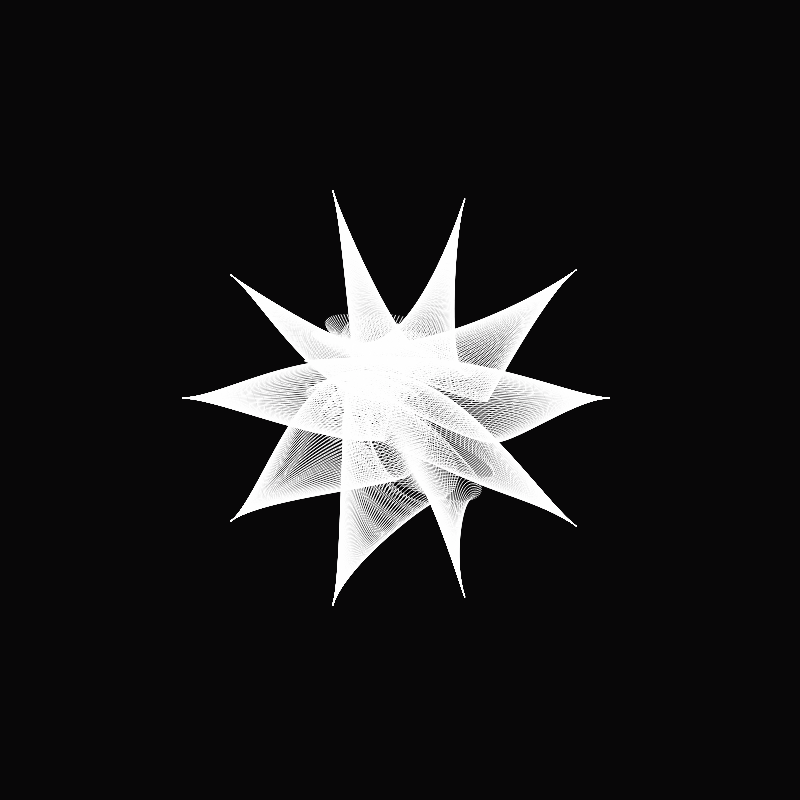 Bezier Stars #18 static token preview
