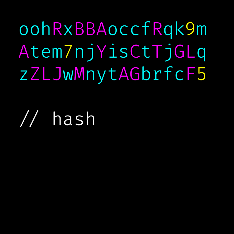 hash #7 static token preview