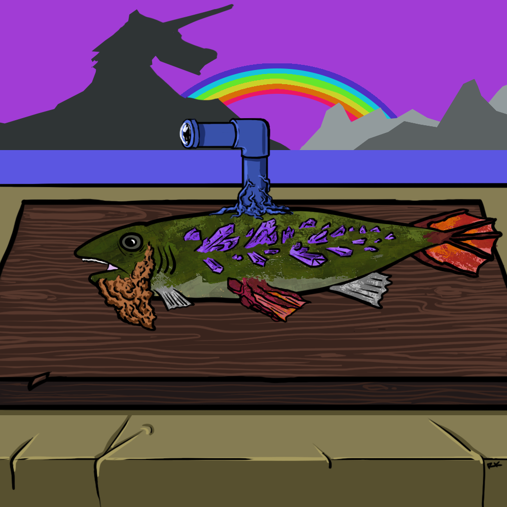 Monstrous Catch #154 static token preview