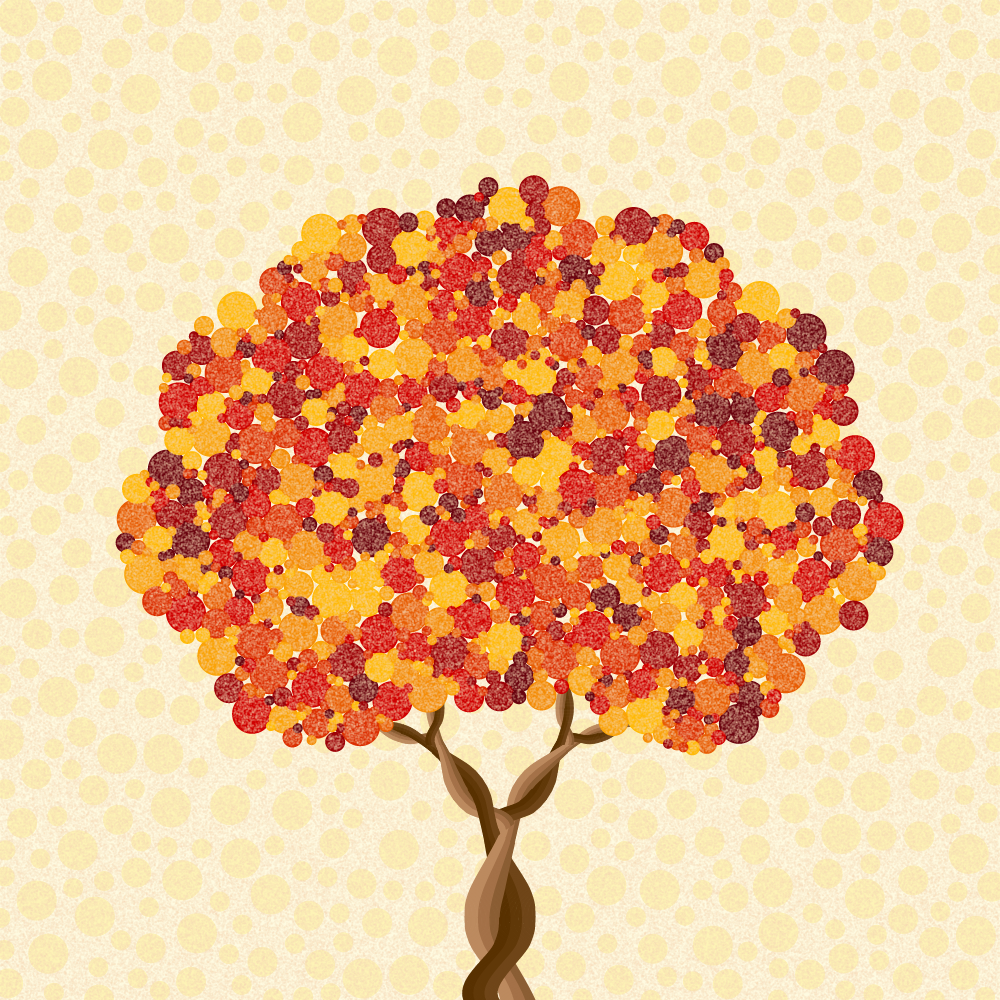 AUTUMN TREE #10 static token preview