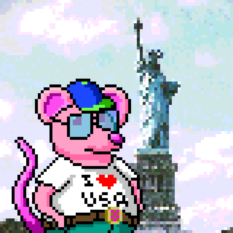 XTZ-Rats - Serie 2 - Around the world. #19 static token preview