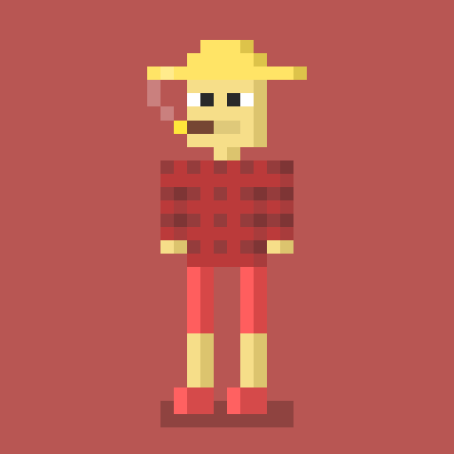 Pixel Dudes #6 static token preview