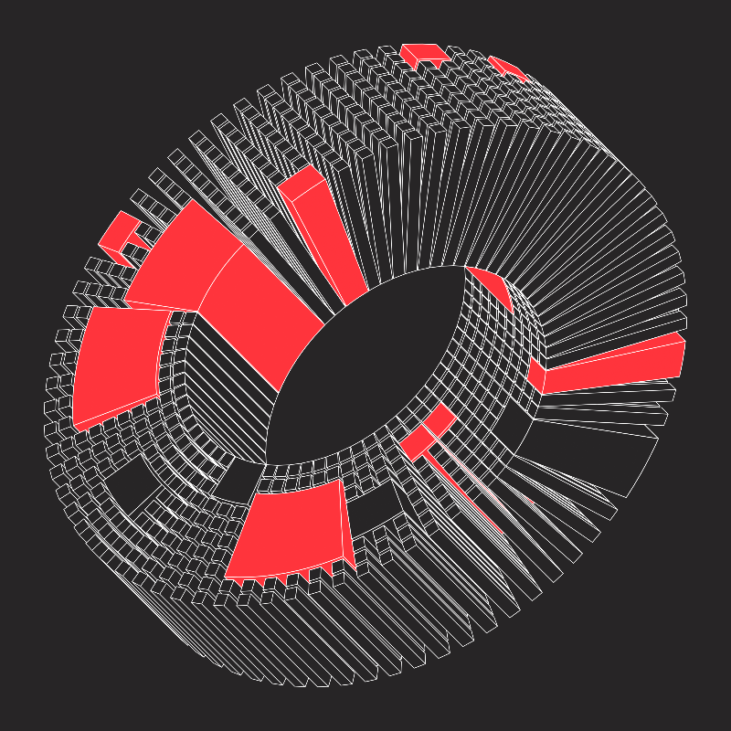 Ex Mobius (Neon Red) #12 static token preview
