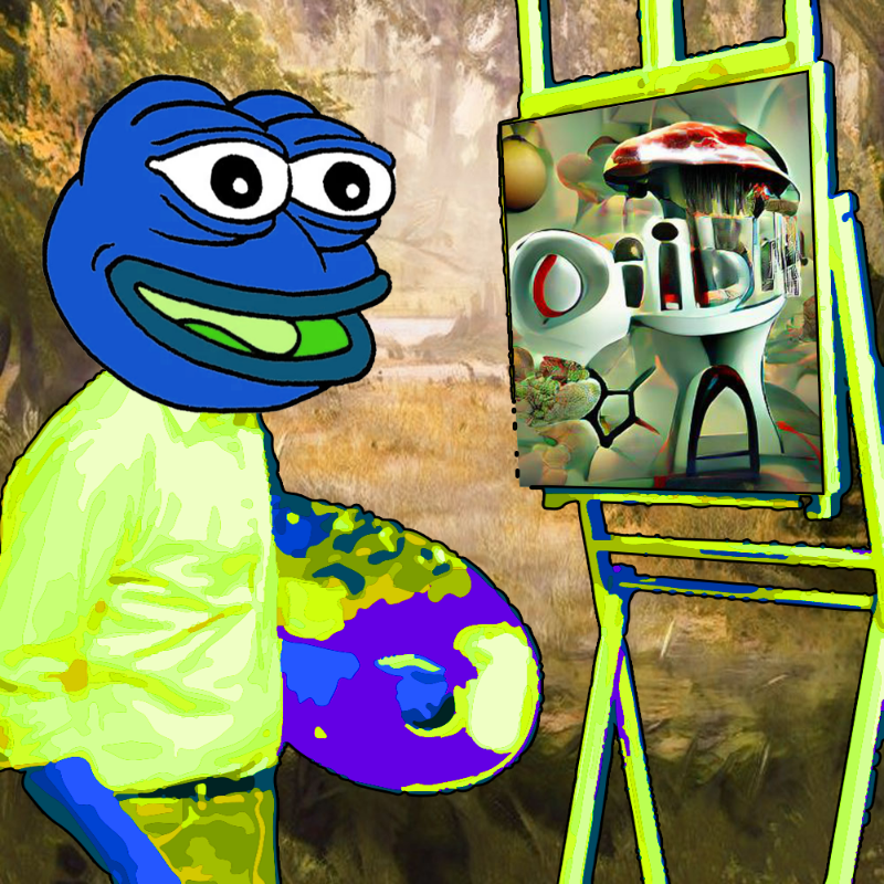 Pepe Ross goes AI #16 static token preview
