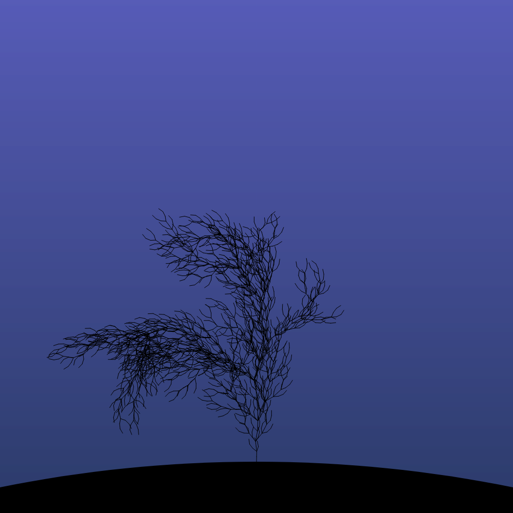 Fractal-Lsystem Tree #21 static token preview