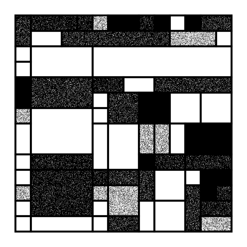 Mono Mondrian #4 static token preview