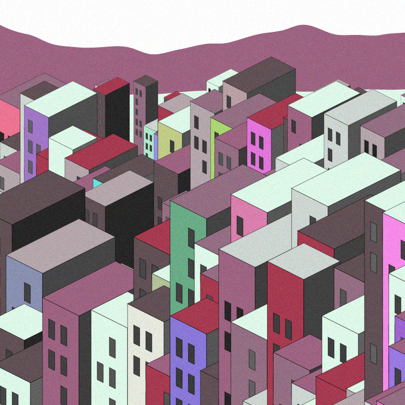 Coloured City #18 static token preview
