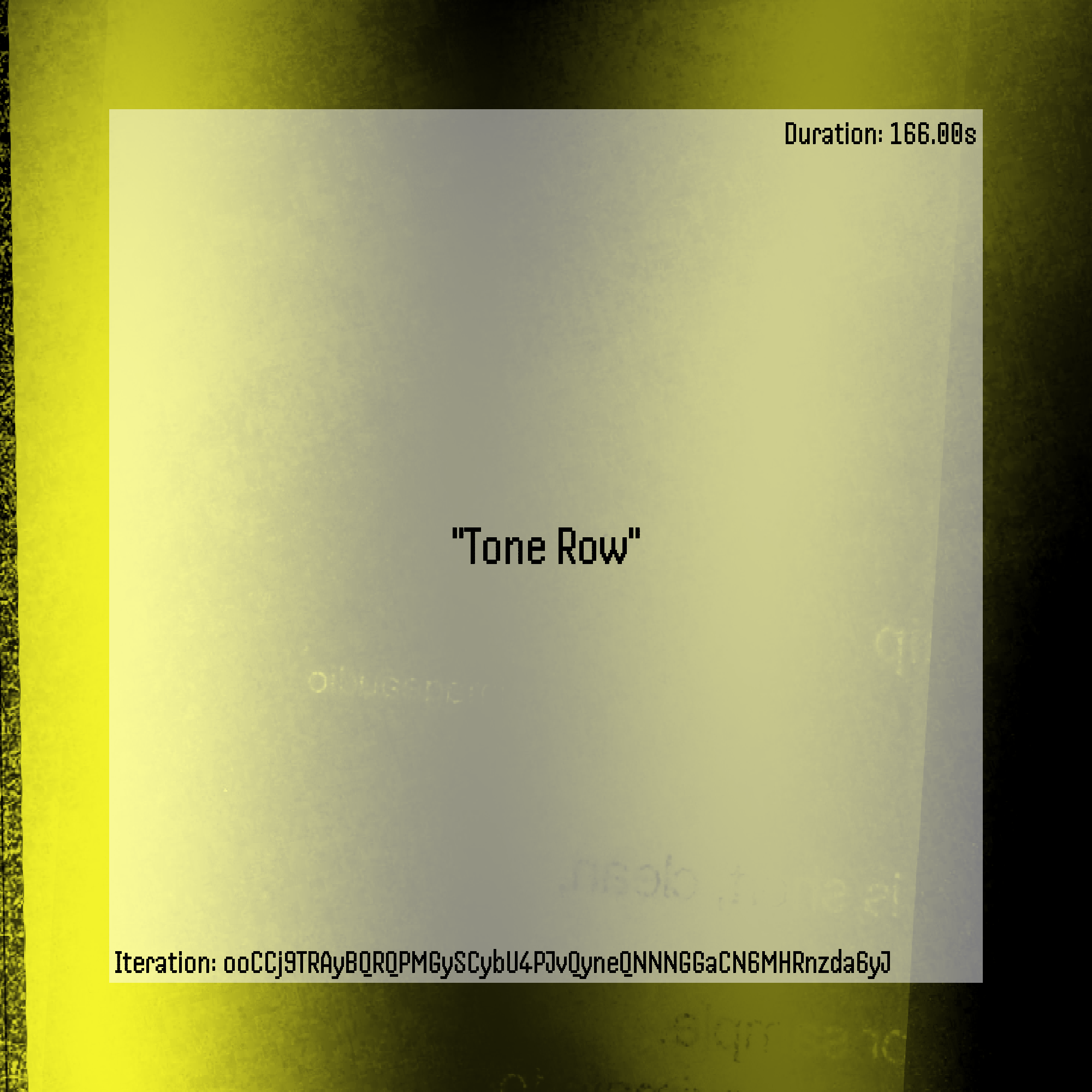 Tone Row #7 static token preview