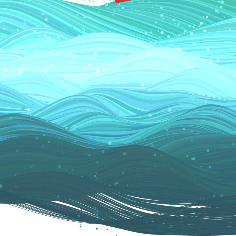 The Ocean Waves #3 static token preview