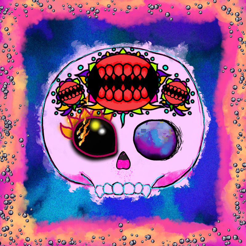Mexican Candy Skulls #18 static token preview