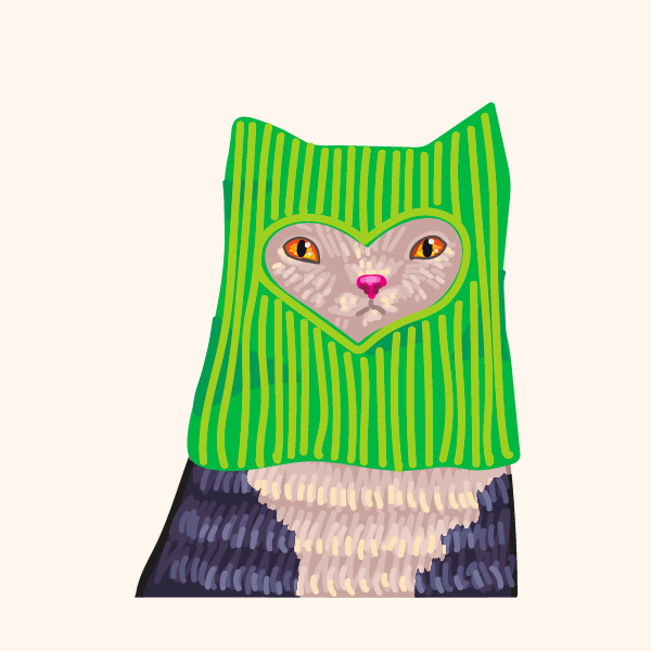 Kittens in balaclavas #22 static token preview