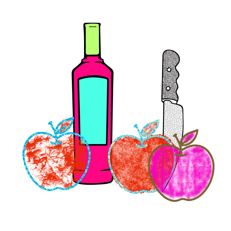 bottle and apples #4 static token preview
