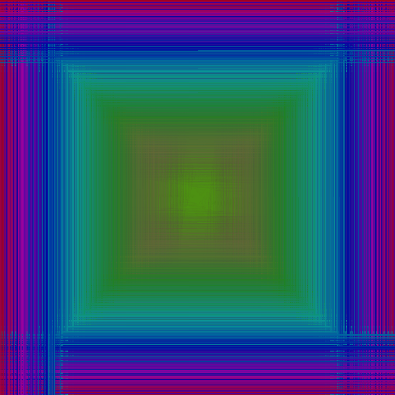Fibonacci Rainbow Spirals v2.2 var6 #3 static token preview