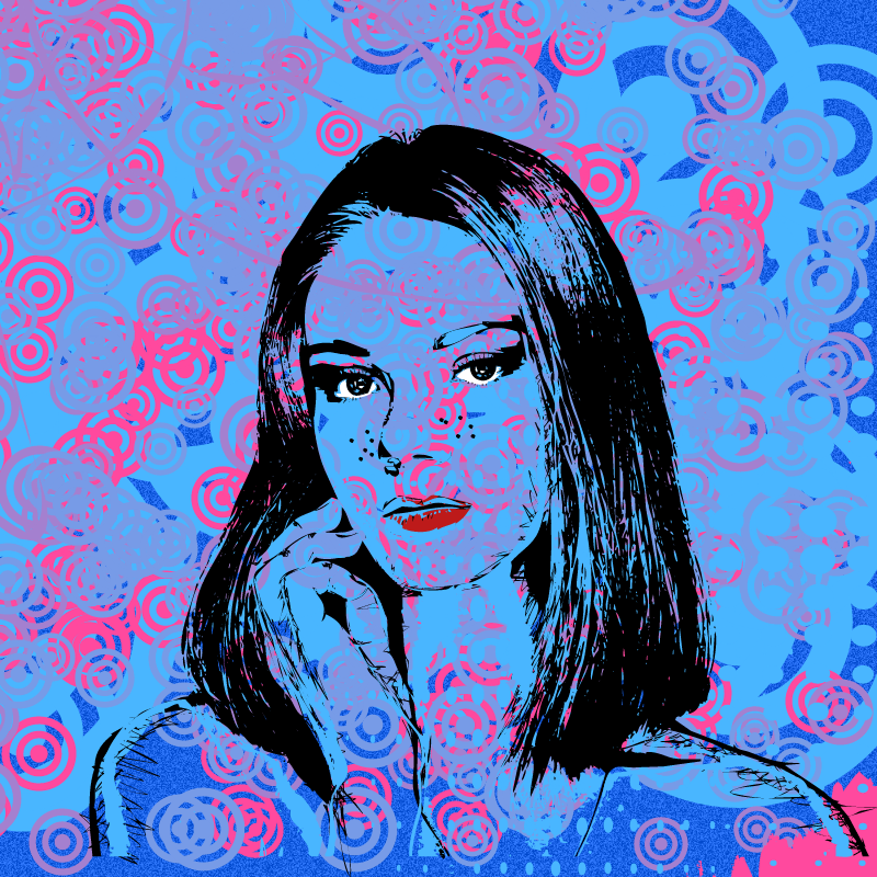 Woman in Austin - Keep it weird #6 static token preview