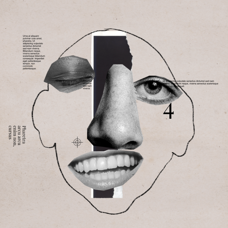 Collage faces #14 static token preview