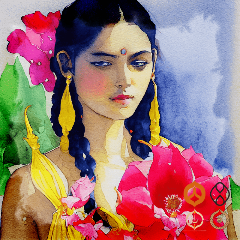 Indian Girl #5 static token preview