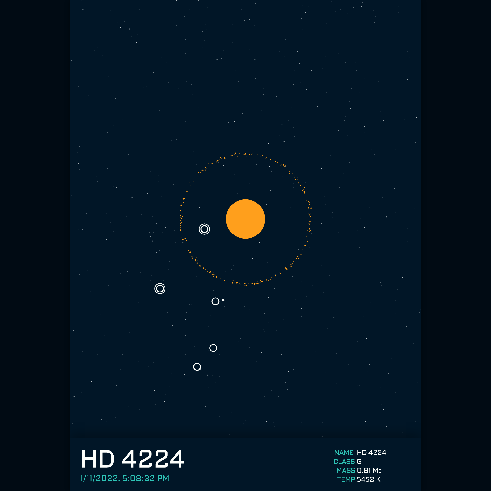 PLANETARY SYSTEM #7 static token preview