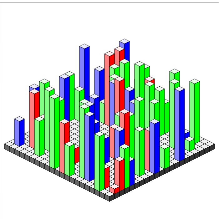 Animated Isometric Grid Towers #2 static token preview