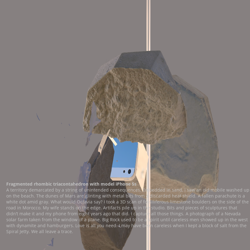 Fragmented triacontahedron with iPhone 5s #1 static token preview