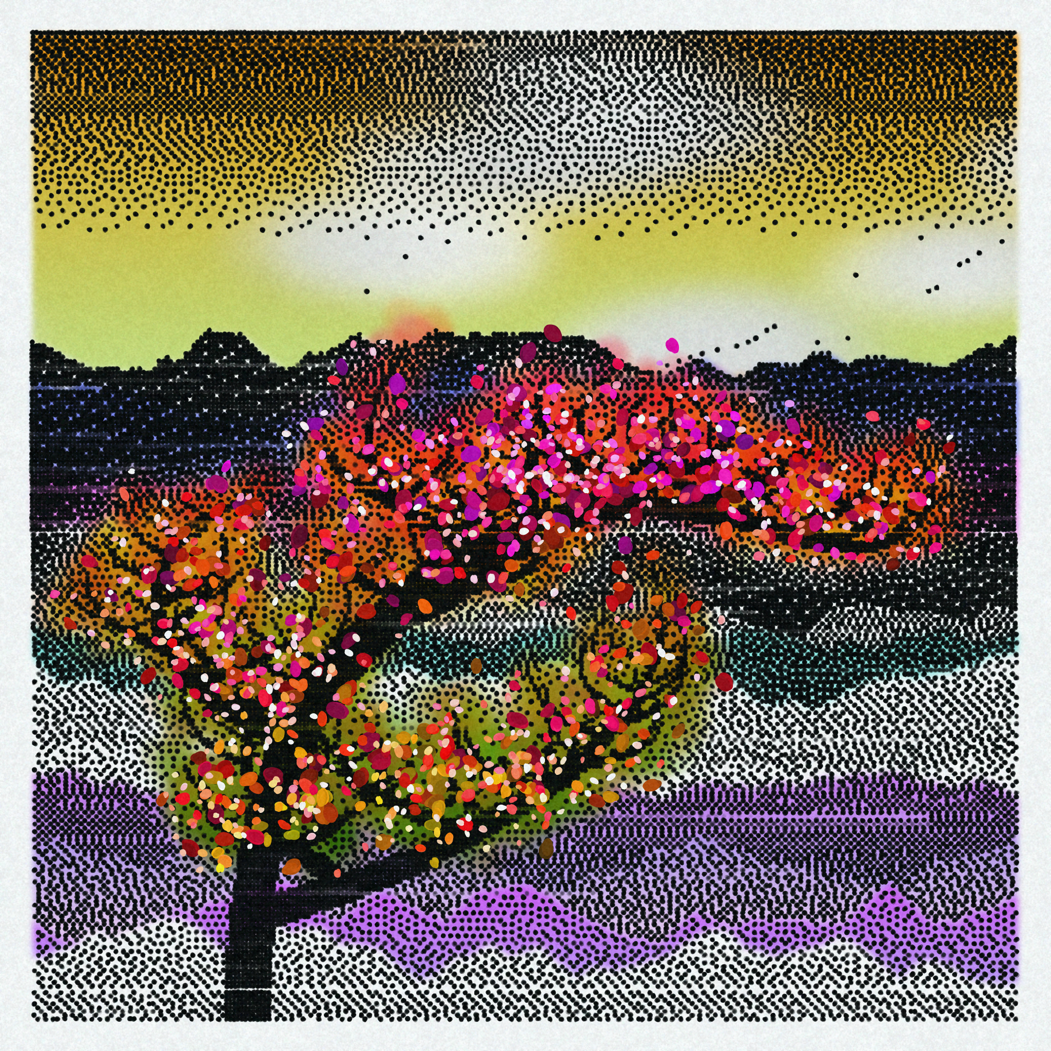 Dithered Branches #9 static token preview