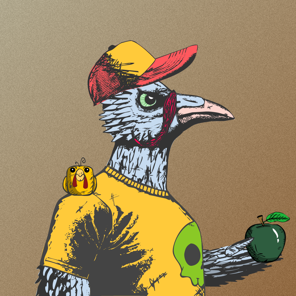 Bad Bird #20 static token preview