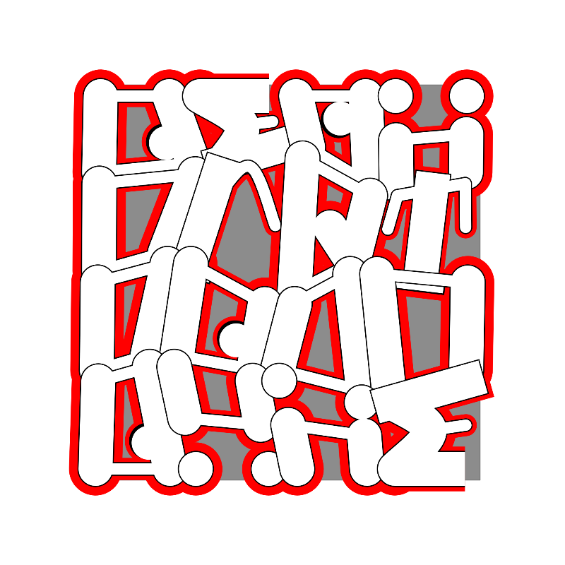 "Alphabetic signs" -WHITE TEST- (Preview) #2 static token preview
