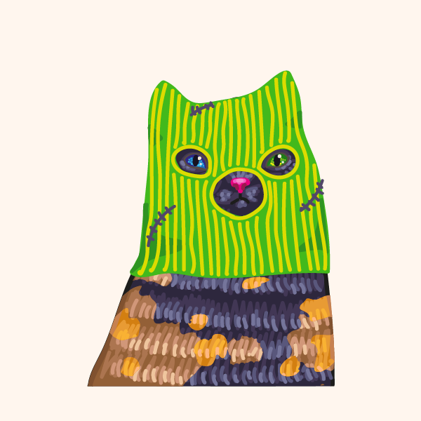 Kittens in balaclavas #17 static token preview