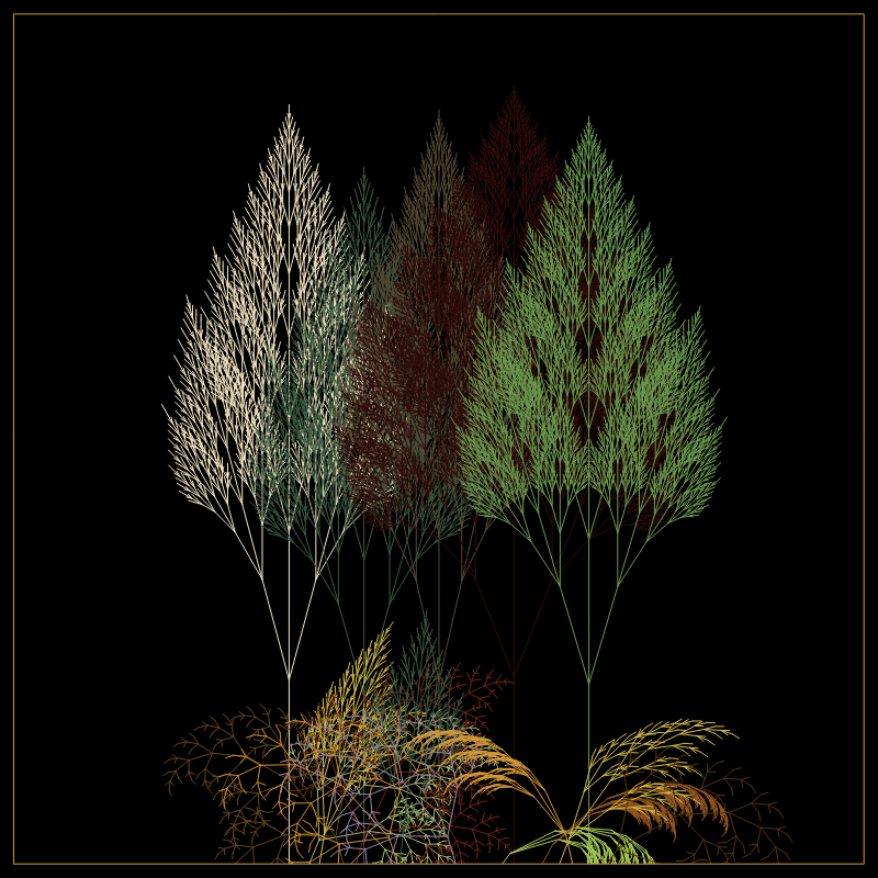 Fractal Forest #1 static token preview