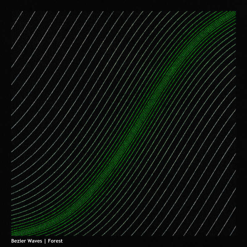 Bezier Waves #10 static token preview