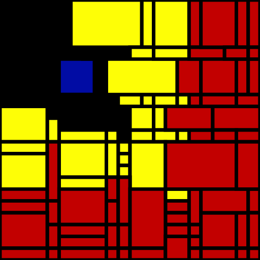 Mondrian Ticket #10 static token preview