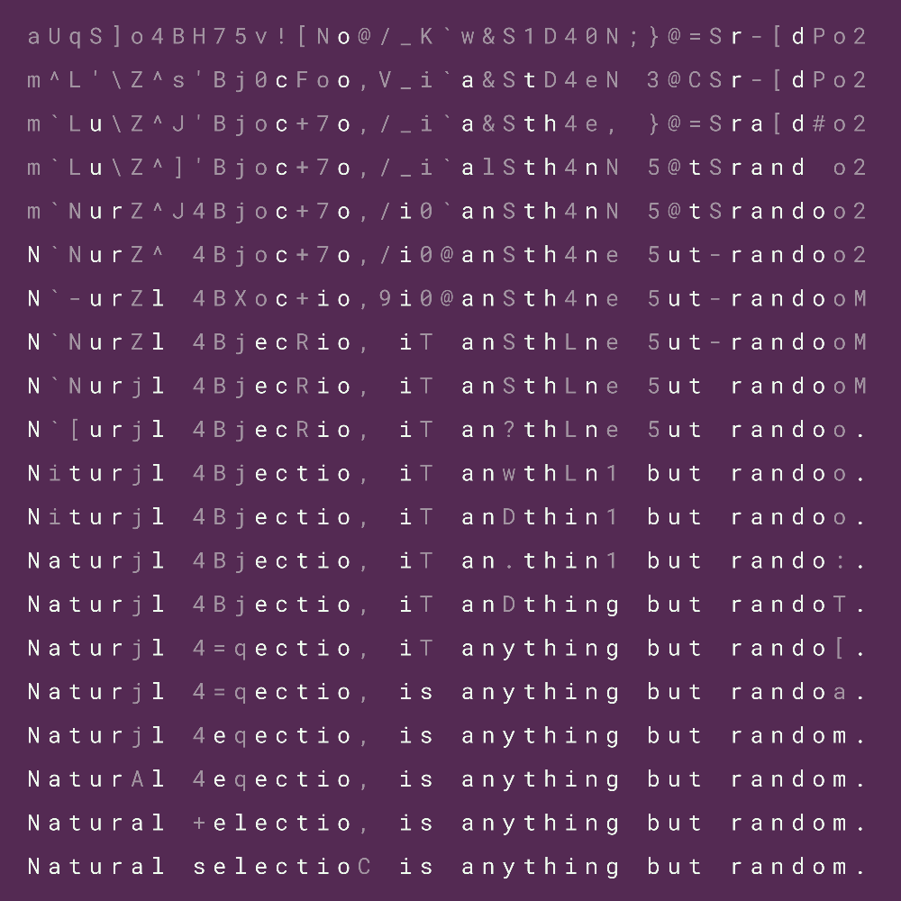 Natural selection #24 static token preview