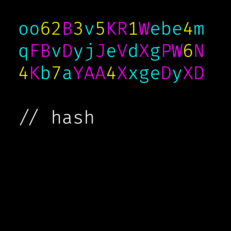 hash #12 static token preview