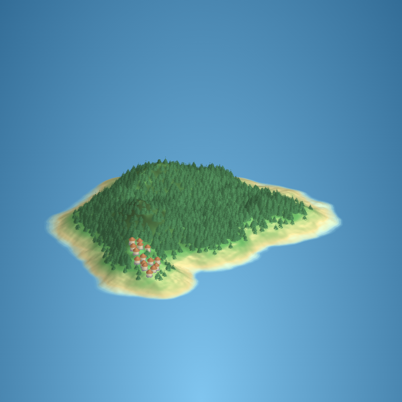 Island #25 static token preview