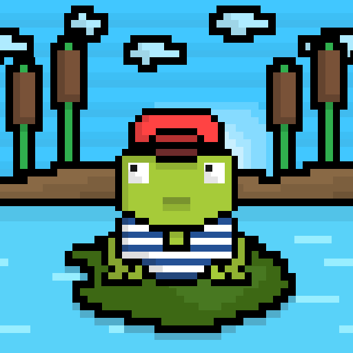 Pixel Frogs #5 static token preview