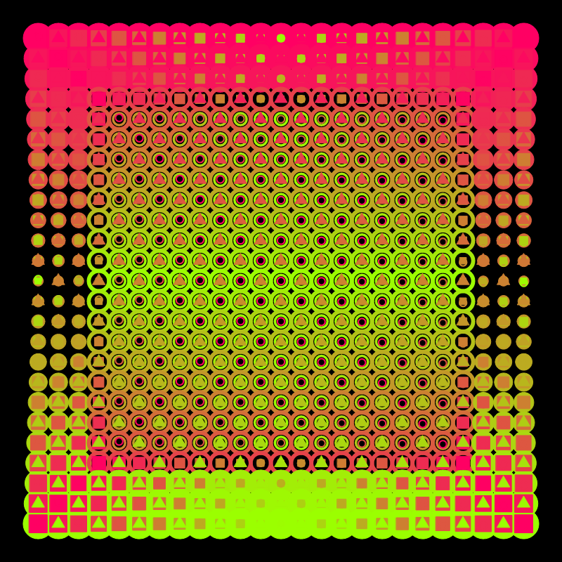 Hyper-Vasarely #9 static token preview
