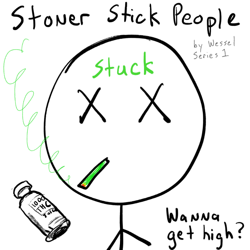Stoner Stick People #15 static token preview