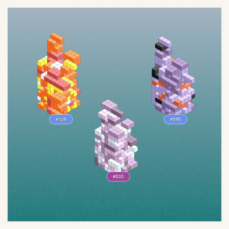 Pokeblocks Squad #12 static token preview