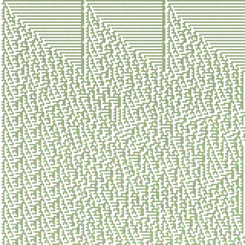 Colored Elementary Cellular Automaton #10 static token preview
