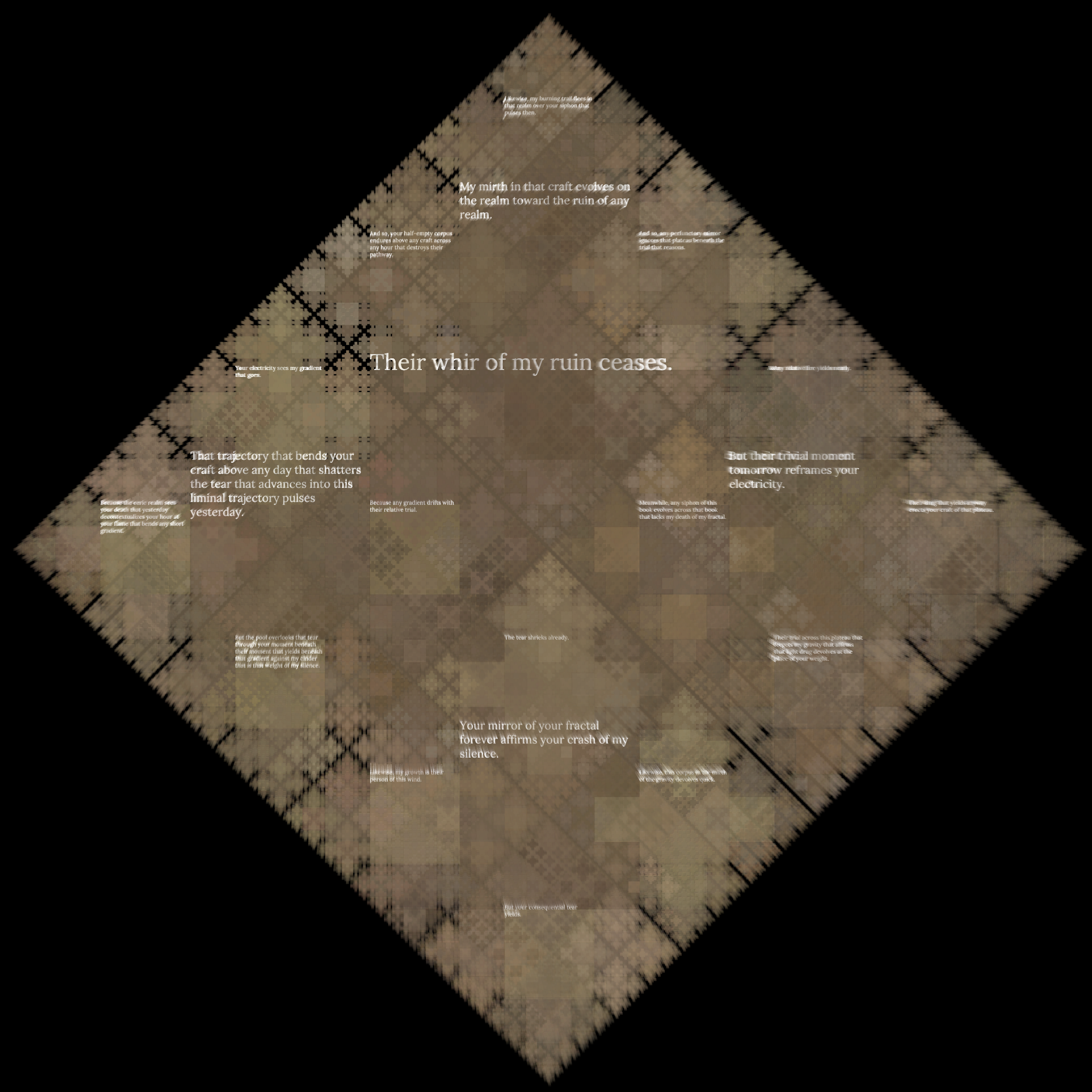 Diamond Fractal Fire #5 static token preview
