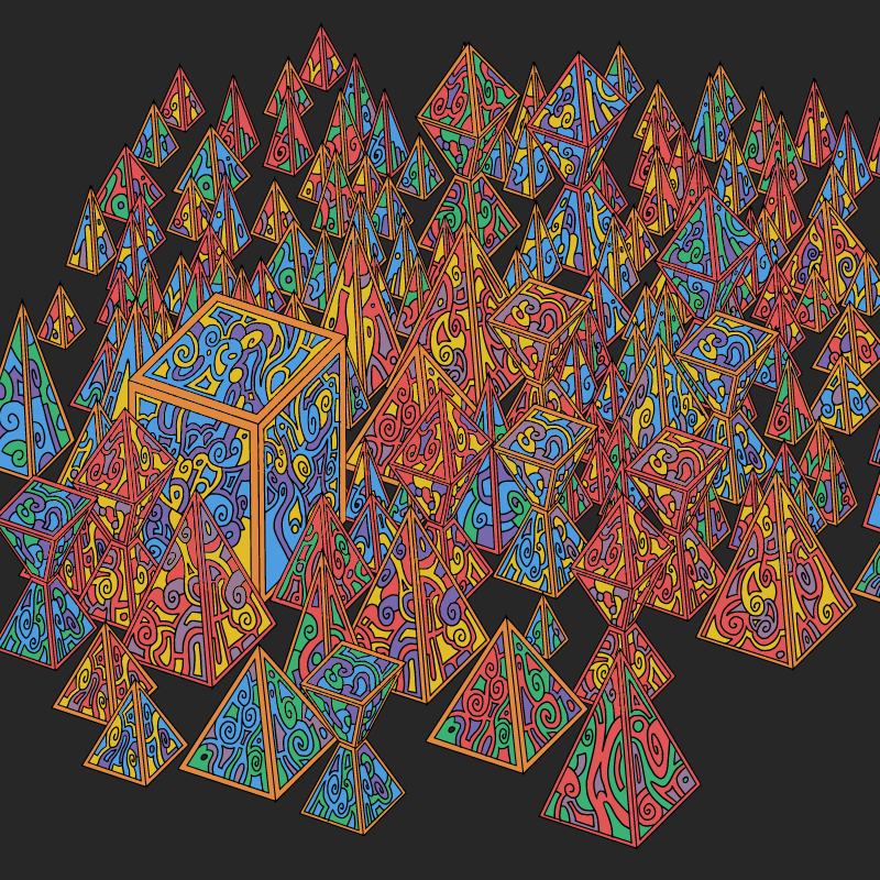 Pyramids #3 static token preview