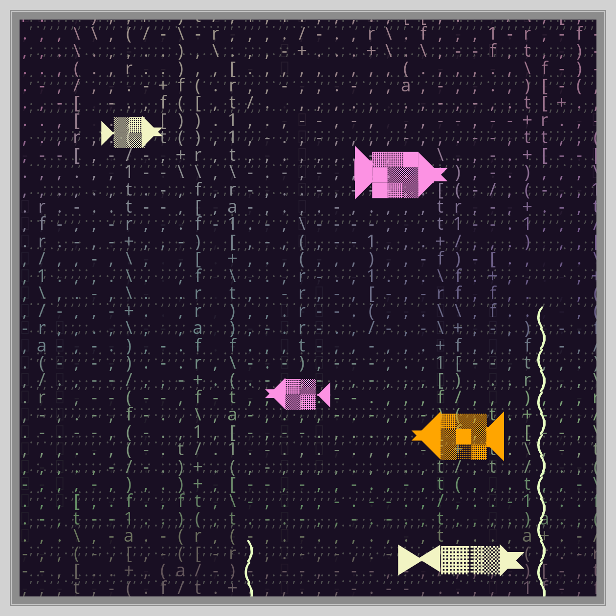 Ascii Quarium #9 static token preview