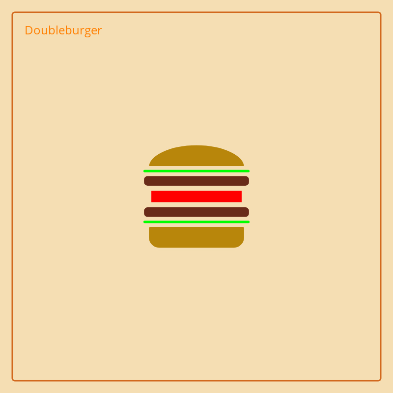 HAMBURGER!! #3 static token preview