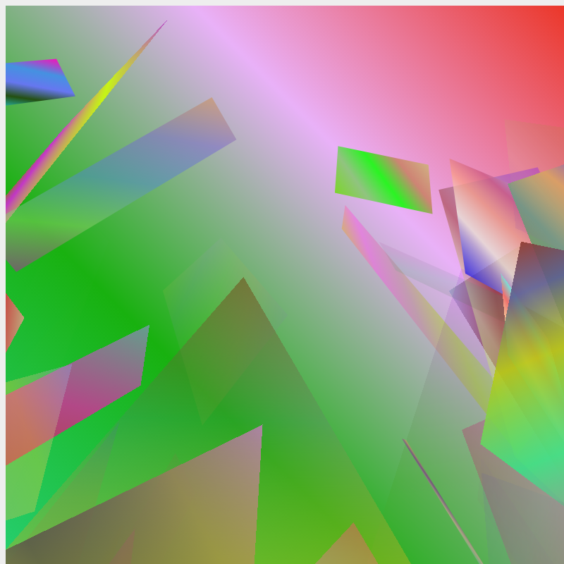 random divs with gradient and perspective #24 static token preview