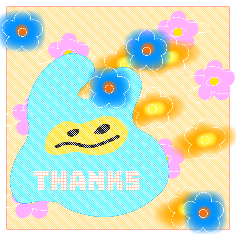 thanks bag and flowers #3 static token preview