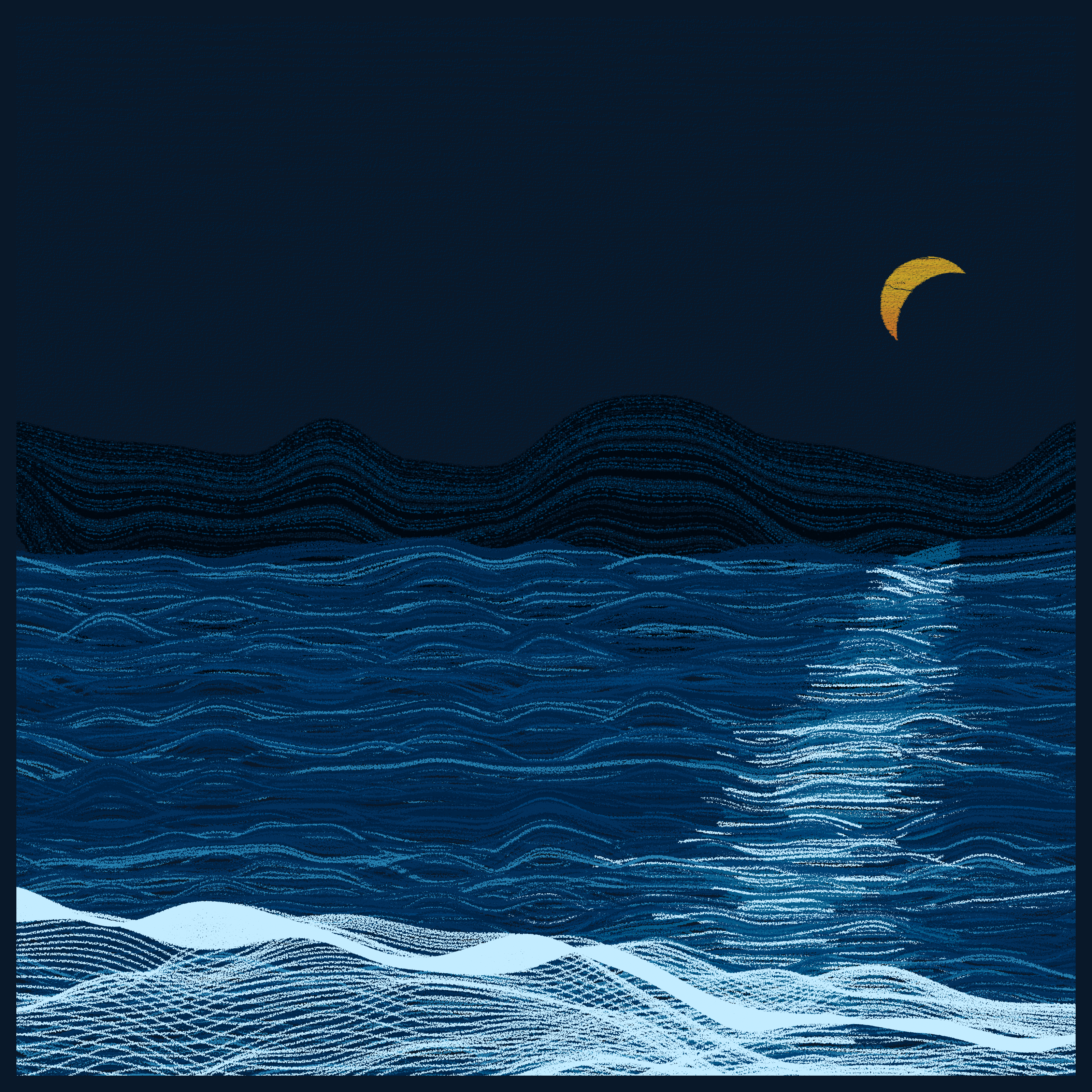 Moonlit Sea #12 static token preview