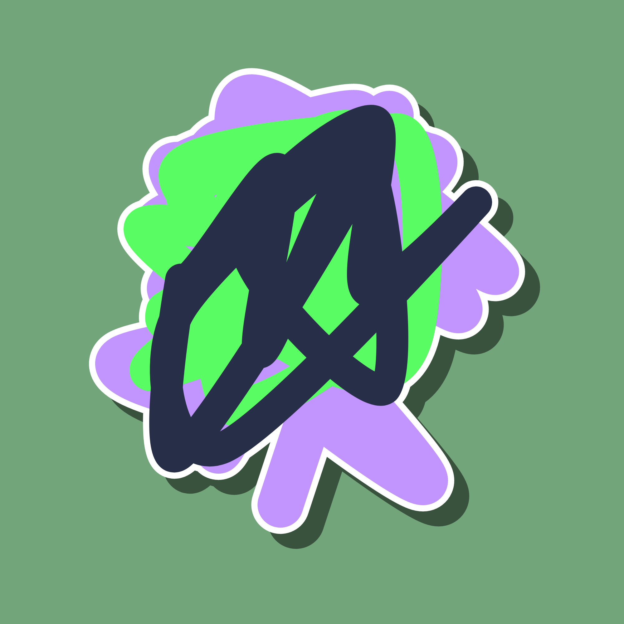 Generative Gestural Abstraction 1 #12 static token preview