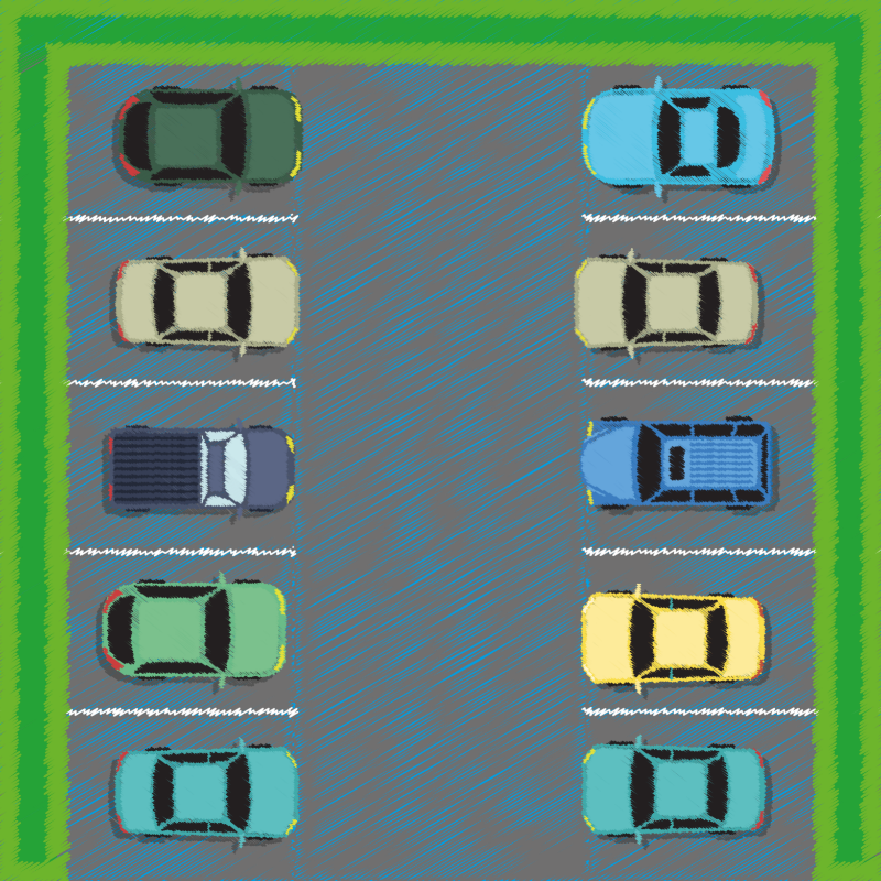 Peaceful Parking #1 static token preview