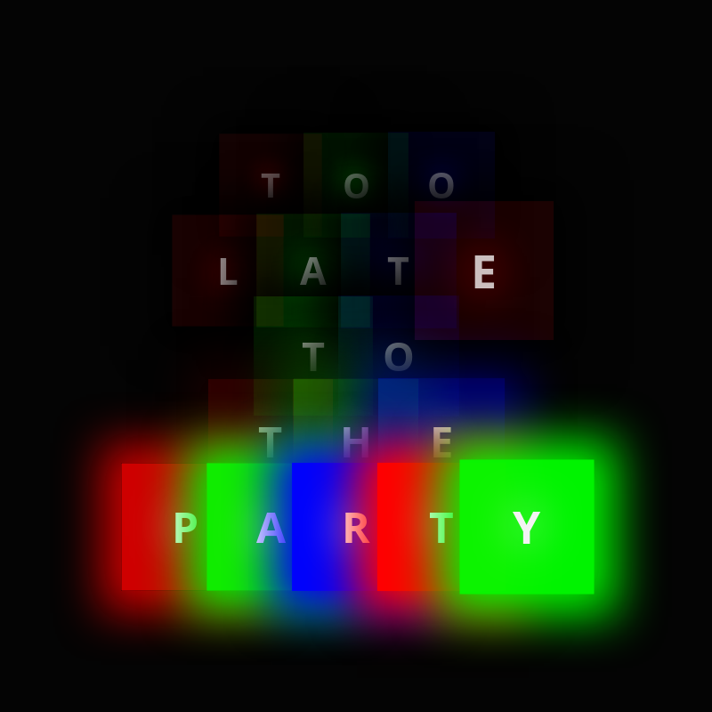 TOO LATE TO THE PARTY #5 static token preview